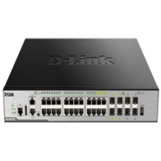 Коммутатор D-Link PROJ Управляемый L3 стекируемый коммутатор, 20x1000Base-T, 4x10GBase-X SFP+, 4xCombo 1000Base-T/SFP, защита от статического электричества до 6 кВ, CLI, порт управления 1000Base-T, консольный по