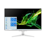 Моноблок Acer Aspire C27-962 27" Full HD i3 1005 G1 (1.2)/8Gb/SSD256Gb/MX130 2Gb/Windows 10 Professional/GbitEth/WiFi/BT/65W/клавиатура/мышь/Cam/серебристый 1920x1080