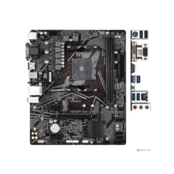 Материнская плата Gigabyte A520M S2H Soc-AM4 AMD A520 2xDDR4 mATX AC`97 8ch(7.1) GbLAN RAID+VGA+DVI+HDMI