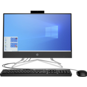 Моноблок HP 22-df0017ur 21.5" Full HD PS J5040 (2) 4Gb SSD256Gb UHDG 605 CR Windows 10 Home GbitEth WiFi BT 65W клавиатура мышь Cam черный 1920x1080