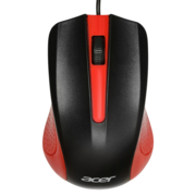 Мышь Acer OMW012 черный/красный оптическая 1200dpi USB 3but (ZL.MCEEE.003)