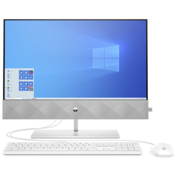 Моноблок HP Pavilion 24-k0009ur 23.8" Full HD Touch Ryzen 5 4600H (3)/8Gb/SSD512Gb/RGr/CR/Windows 10/GbitEth/WiFi/BT/120W/клавиатура/мышь/Cam/белый 1920x1080
