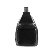 Рюкзак слинг мужской Piquadro Blue Square CA4827B2/N черный кожа