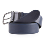 Ремень мужской Piquadro Black Square CU4877B3/NBLU2 черный/темно-синий натур.кожа