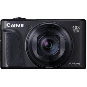Фотоаппарат Canon PowerShot SX740HS BK черный 21.1Mpix Zoom40x 3" 4K SDXC/SD/SDHC CMOS 1x2.3 IS opt 1minF turLCD 10fr/s 30fr/s HDMI/WiFi/NB-13L