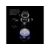 Чайник электрический Polaris PWK 1725CGLD 1.7л. 2200Вт серебристый матовый корпус: стекло/металл