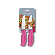 Набор ножей Victorinox Swiss Classic 6.7936.12L5B (6.7936.12L5B) для пиццы компл.:2предм. розовый блистер