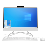 Моноблок HP 22-df1019ur NT 21.5" FHD(1920x1080) Core i3-1115G4, 4GB DDR4 2666 (1x4GB), SSD 256Gb, Intel Internal Graphics, noDVD, kbd&mouse wired, HD Webcam, Snow White, FreeDOS, 1Y Wty