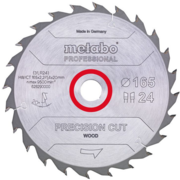 Диск отрезной по дер. Metabo PRECISION CUT WOOD PROFESSIONAL (628290000) d=165мм d(посад.)=20мм (циркулярные пилы) (упак.:1шт)