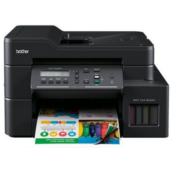 Brother DCP-T820DW МФУ, А4, цветной струйный, 17/16,5 стр/мин, 128Мб, дуплекс, ADF20,WiFi,LAN, обх.лоток 80л, старт.картр.2xBK,1xCMY(DCPT820DWR1)
