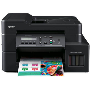 Brother DCP-T720DW { А4, цветной струйный, 17/16,5 стр/мин, 128Мб, дуплекс, ADF20, WiFi, старт.картриджи 2xBK,1xCMY} (DCPT720DWR1)
