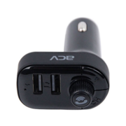 Автомобильный FM-модулятор ACV FMT-118B черный BT USB (37399)