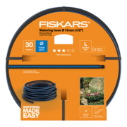 Шланг Fiskars 1027103 1/2" 30м поливочный армированный черный/синий
