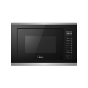 Встраиваемая микроволновая печь Midea Объем 25 л, Мощность микроволн 900 Вт, Мощность гриля 1000 Вт, Электронное управление, Корпус из нержавеющей стали, 8 программ авто меню, 5 уровней мощности, Таймер, Размораживание по весу /времени, Звуковой сигнал п