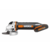 Worx Угловая шлифмашина аккумуляторная WX800, 20В, 115 мм, 22,0Ач, кейс [WX800]