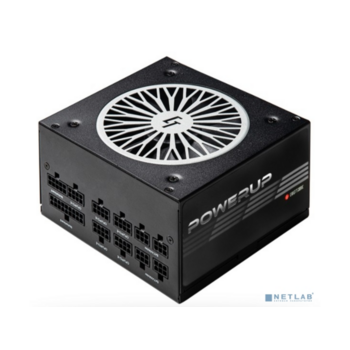 Блок питания Chieftec ATX 650W PowerUp GPX-650FC 80+ gold (20+4pin) APFC 120mm fan 9xSATA Cab Manag RTL