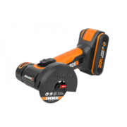 Worx Угловая шлифмашина аккумуляторная WX801, 20В, 76 мм, 12,0Ач, кейс [WX801]
