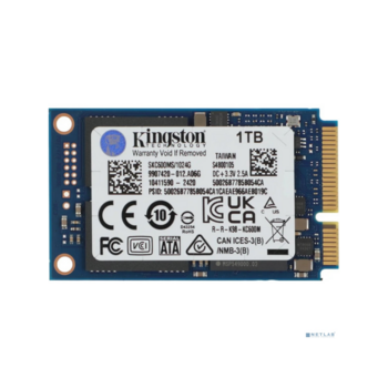 Накопитель SSD Kingston mSATA 1Tb SKC600MS/1024G KC600 mSATA
