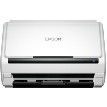 Сканер протяжный Epson WorkForce DS-530II (B11B261401/502) A4 белый/черный