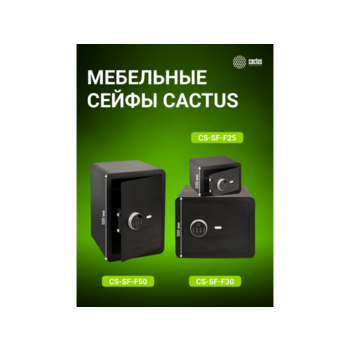 Сейф мебельный Cactus CS-SF-F30 взломостойкий 300x420x350мм электронный/ключевой/биометрический