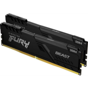 Память DDR4 2x8Gb 3200MHz Kingston KF432C16BBK2/16 Fury Beast Black RTL Gaming PC4-25600 CL16 DIMM 288-pin 1.35В kit dual rank с радиатором Ret
