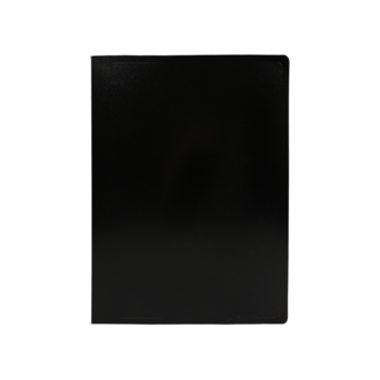 Папка на 4-х кольцах Buro -ECB0420/4RBLACK A4 пластик 0.5мм черный