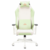 Кресло игровое Zombie EPIC PRO Fabric белый/зеленый с подголов. крестовина пластик пластик белый