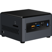 Компьютер Intel NUC BOXNUC7CJYHN2 Intel NUC kit, Intel Celeron J4005, 2.7 GHz, DDR4 SODIMM (up to 2400MHz/8Gb), VGA Intel HD Graphics(2xHDMI 2.0), 4xUSB3.0, 1x2.5HDD, WiFi+BT, SHXC, powercord EU, w/ no codec