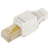 Коннектор Lanmaster полевой (LAN-TMP-U5E-WH) UTP кат.5E RJ45 с защитным колпачком белый (упак.:1шт)