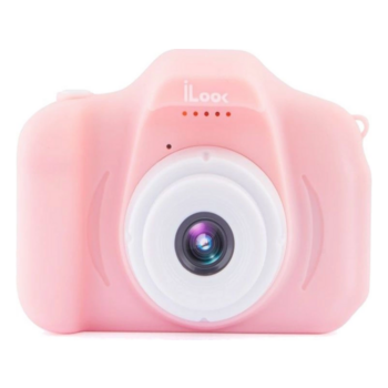 Фотоаппарат Rekam iLook K330i розовый 20Mpix 2" 720p microSDHC CMOS/Li-Ion