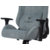 Кресло игровое Knight N1 Fabric серо-голубой Light-28 с подголов. крестов. металл
