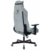 Кресло игровое Knight N1 Fabric серо-голубой Light-28 с подголов. крестов. металл