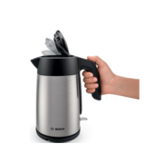 Чайник BOSCH Чайник BOSCH/ Цвет: стальной, черный, 2400 Ватт, скрытый нагр.элемент, 1.7 л