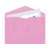 Конверт на кнопке Бюрократ Pastel -PKPAST/PINK A4 пластик 0.18мм розовый
