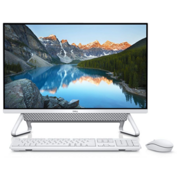 Моноблок Dell Inspiron AIO 7700 27"(1920x1080 (матовый))/Intel Core i5 1135G7(2.4Ghz)/8192Mb/1000+256SSDGb/noDVD/Int:Intel Iris Xe Graphics/BT/WiFi/war 2y/Silver /W10Pro + A-Frame stand