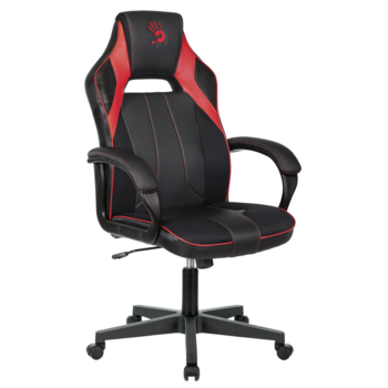 Кресло игровое A4Tech Bloody GC-300 черный/красный эко.кожа/ткань крестовина