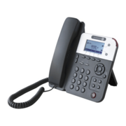 Alcatel-Lucent 8001 Deskphone w/o power supply - SIP phone with 2 SIP accounts, 2 Gigabit Ethernet ports,POE or power connector, 3 audio controls keys, navigator, 3,5mm/RJ9 Headset connections, 4 programmable keys