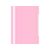 Папка-скоросшиватель Бюрократ Pastel -PSLPAST/PINK A4 прозрач.верх.лист пластик розовый 0.14/0.18