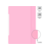 Папка-скоросшиватель Бюрократ Pastel -PSLPAST/PINK A4 прозрач.верх.лист пластик розовый 0.14/0.18