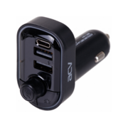 Автомобильный FM-модулятор ACV FMT-128B черный MicroSD BT USB (38762)