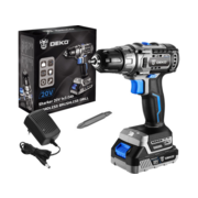 Дрель-шуруповерт Deko Sharker 20V аккум. патрон:быстрозажимной (063-4037)