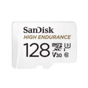 Карта памяти 128GB SanDisk® High Endurance microSDHC Card with Adapter - for Dashcams & home monitoring