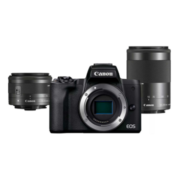 EOS M50 Mark II 15-45 IS STM + 55-200 (Black)