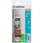 Коннектор Gardena 18285-20.000.00 Д.вх.1/2-5/8" Д.вых.3/4" (в компл.:3 предметапред.) серый/оранжевый