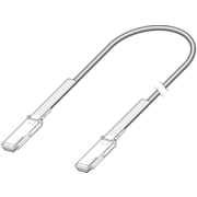 40 Gigabit Ethernet QSFP+ passive copper cable assembly 0.5m length.