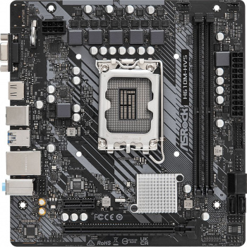 Материнская плата ASRock H610M-HVS (Soc-1700/H610/2DDR4/PCI-Ex16/4SATA3/VGA/HDMI/mATX) (H610M-HVS)