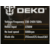 Торцовочная пила Deko DKMS2200-255 Laser 2200Вт 4500об/мин d=255мм
