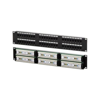 Патч-панель Lanmaster NM-PPU48C 19" 2U 48xRJ45 кат.5e UTP