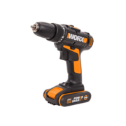 Дрель-шуруповерт аккумуляторная Worx WX101.1, 30Нм, 20В, АКБ x2 1,5Ач, ЗУ 0,4А, кейс