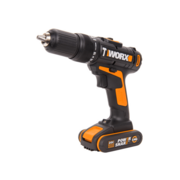 Дрель-шуруповерт ударная аккумуляторная WORX WX371.1, 20В, 40Нм, 2Ач x2, кейс